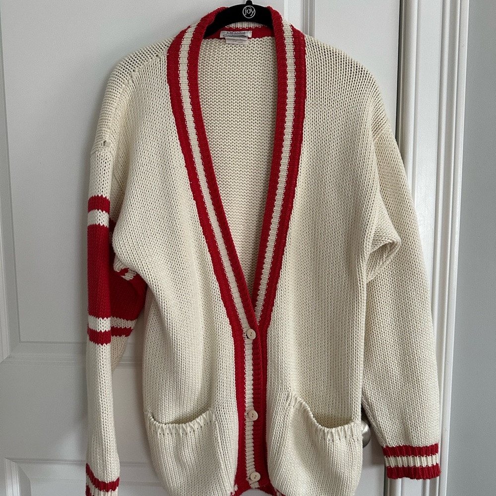 J. Magoni Design Studio Cardigan – Made in France – Size S – 100% Cotton ✨❤️🔥 - Picture 3 of 11